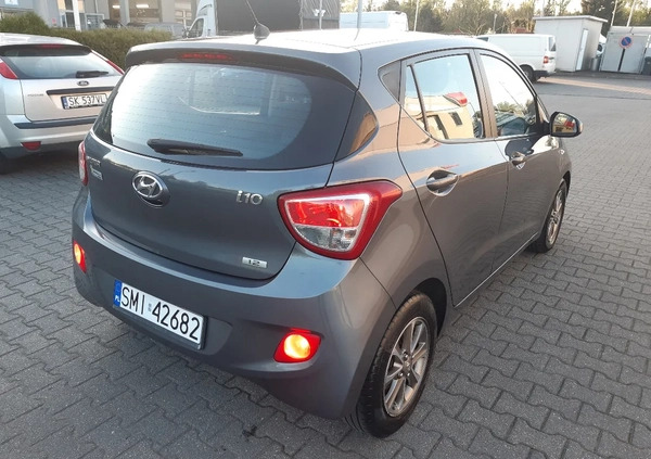 Hyundai i10 cena 27900 przebieg: 147000, rok produkcji 2014 z Tychy małe 277